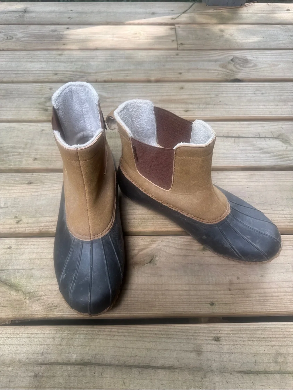JSport by Jambu Men's Brown and Black Rain & Snow Boots